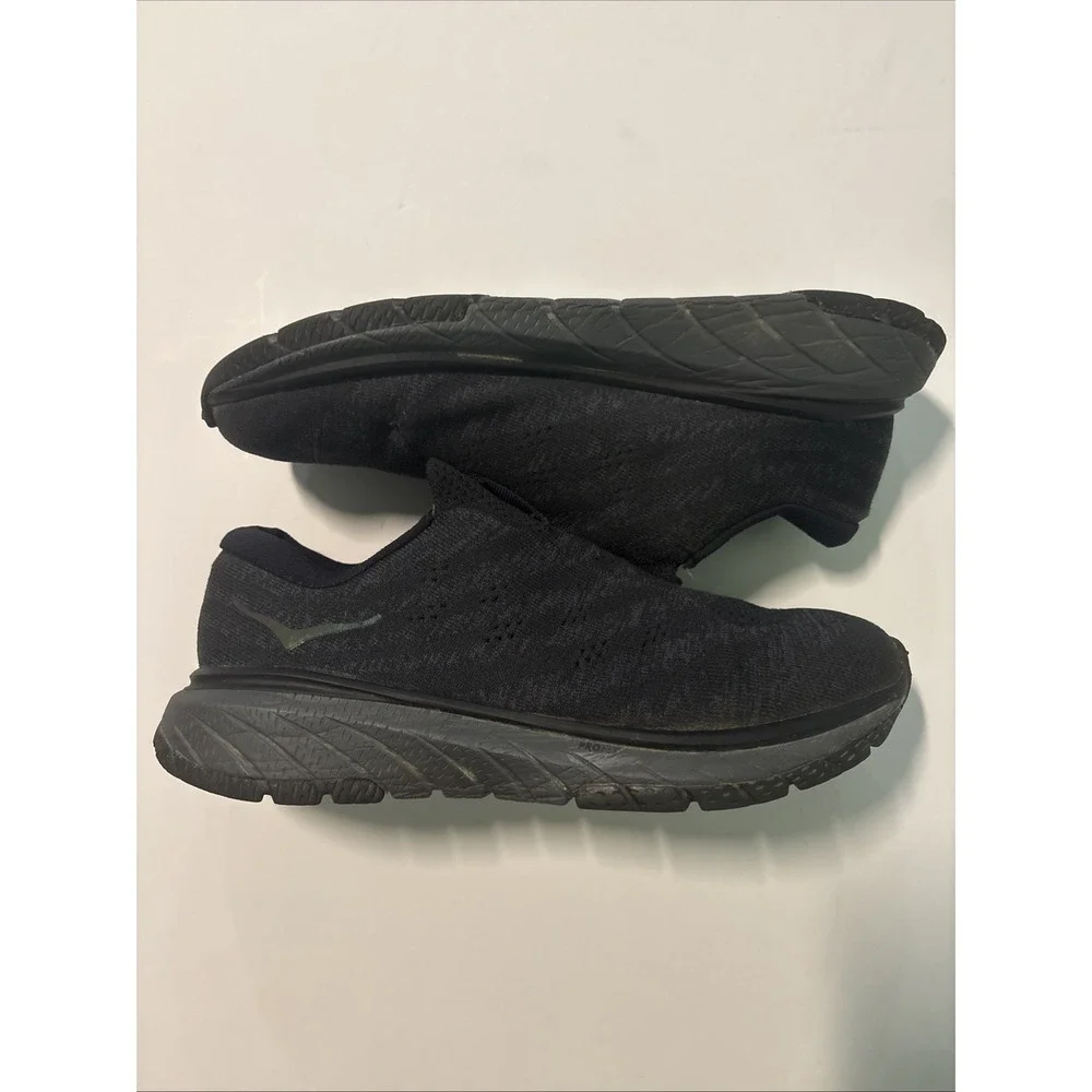 Hoka One One Cavu 3 Slip Black Dark Shadow Men's size 7.5 Sneakers Shoes Running
